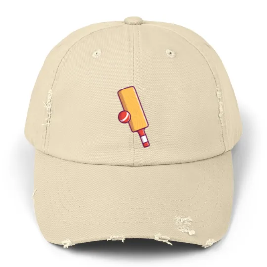 Discover Cricket - Cricket - Unisex Distressed Caps