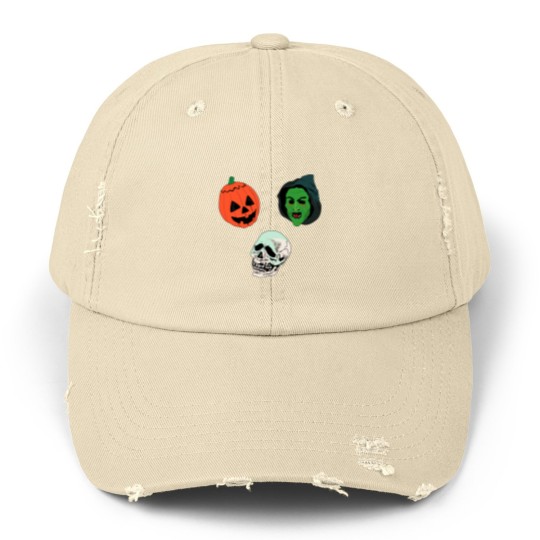 Discover Silver Shamrock Mask Set Unisex Distressed Caps