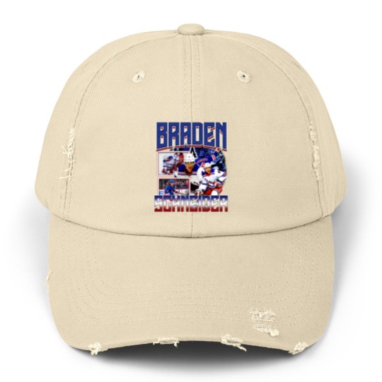 Discover Braden Schneider Unisex Distressed Caps Ice Hockey American