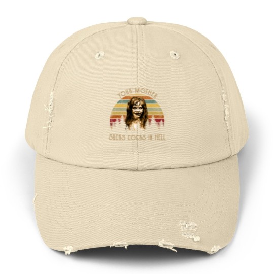 Discover Your Mother Sucks Cocks in Hell Unisex Distressed Caps
