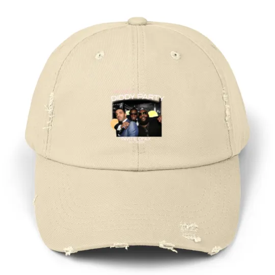 Discover Aint No Party Like A Diddy Party Ver 3, Rap Unisex Unisex Distressed Caps