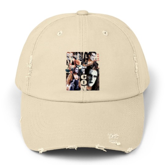 Discover Sting Wrestling Unisex Distressed Caps Freakin Wrestler Retro Vintage Unisex Distressed Caps