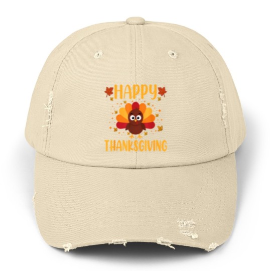 Discover Happy Thanksgiving Unisex Distressed Caps Thanksgiving Unisex Distressed Caps Family Thanksgiving Unisex Distressed Caps Thanksgiving Food Unisex Distressed Caps Thanksgiving Vacation Unisex Distressed Caps Unisex Distressed Caps