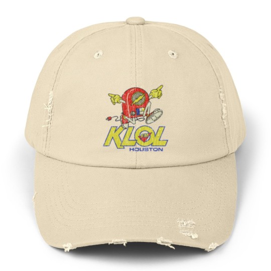 Discover KLOL FM Houston 1970 Unisex Distressed Caps