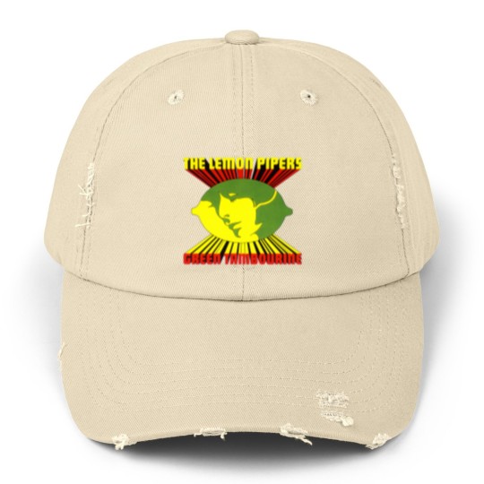 Discover Green Tambourine Unisex Distressed Caps