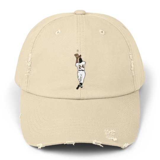 Discover Willie Mays “The Catch” Baseball Unisex Distressed Caps