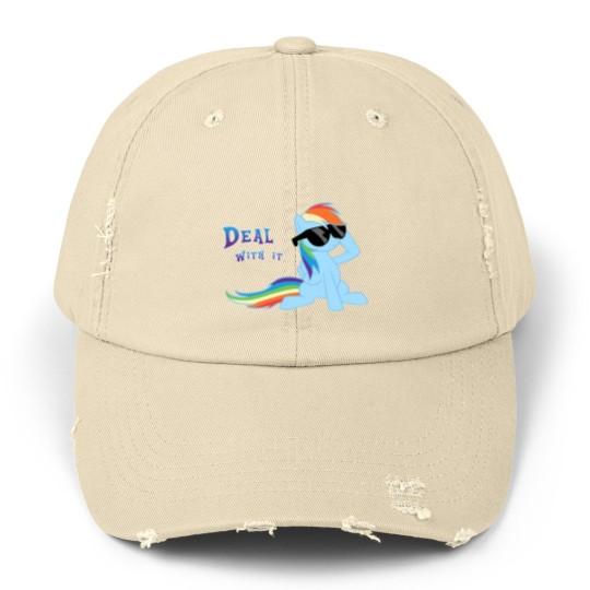 Discover My Little Pony MLP Unisex Distressed Caps - Rainbow Dash Deal
