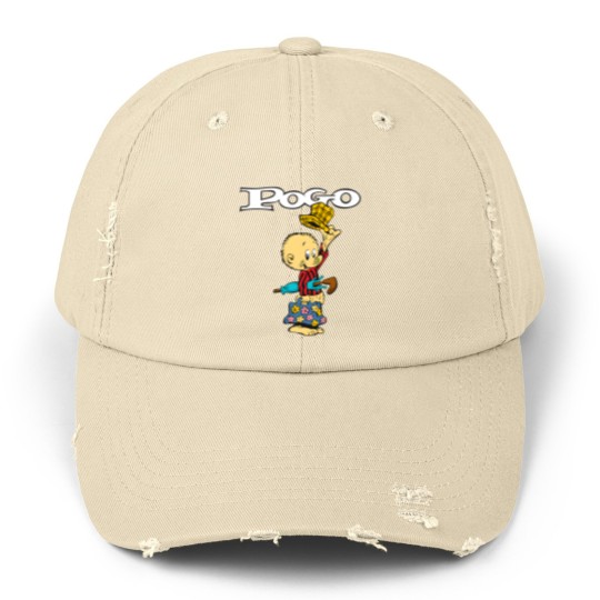 Discover POGO POSSUM Unisex Distressed Caps
