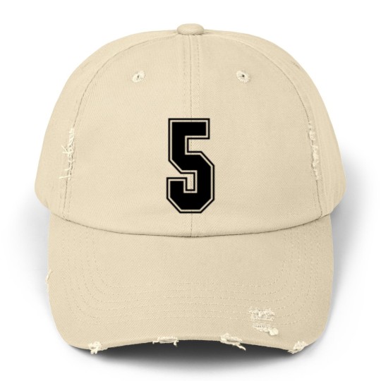 Discover Number 5 Unisex Distressed Caps