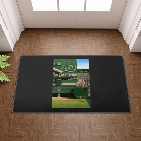 Discover Baseball Art - Colorized ‘The Catch’ by Willie Mays Doormats