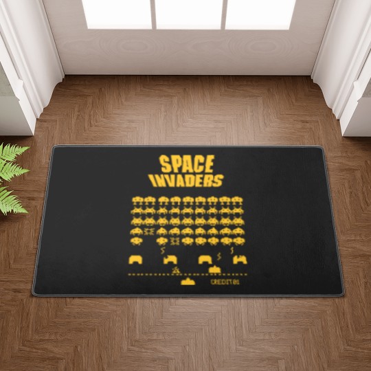 Discover Space Invaders Doormats