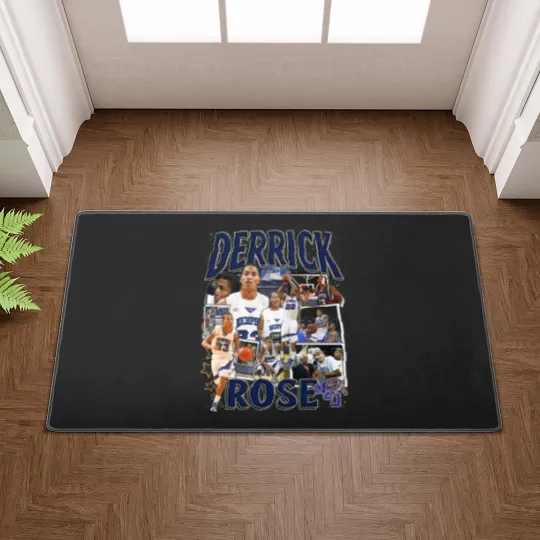 Discover Derrick Rose Doormats - Derrick Rose - Retro American Basketball Doormats