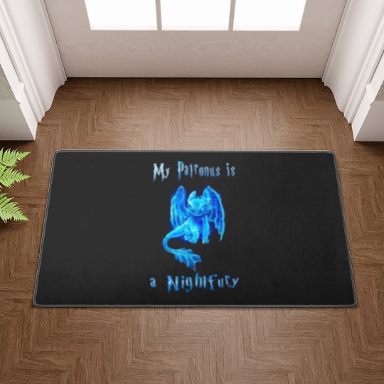 Discover Toothless Doormats, My Patronus Is A Night Fury Doormats, Gift For Fan