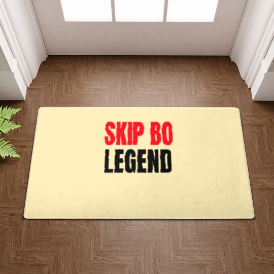 Discover Skip Bo Player Legend   Funny Skip Bo Doormats for Men Doormats
