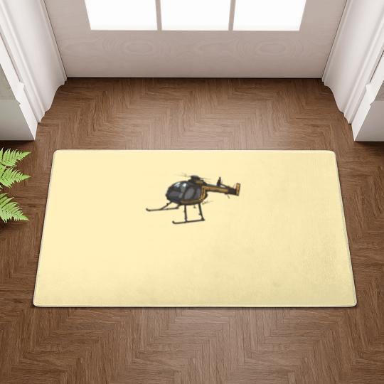 Discover Md 500 Notar Helicopter N520Ky Doormats
