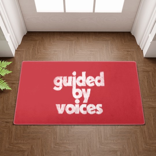 Discover Guided By Voices / Faded Style Retro Typography Design - Guided By Voices - Doormats