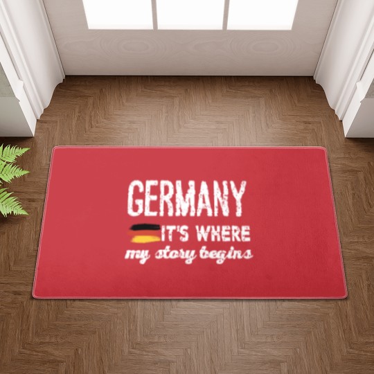 Discover Germany it is where my story begins germany Doormats