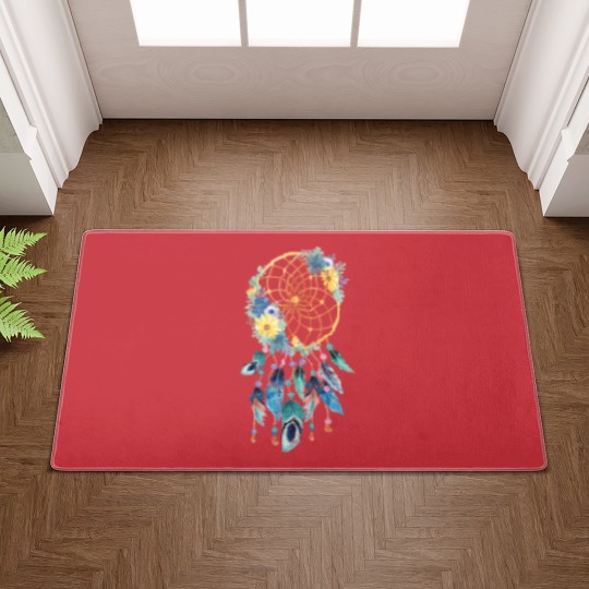 Discover Hippie Dream Catcher Boho Dreamcatche Doormats
