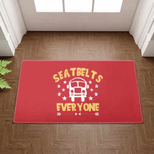 Discover Bus Driver Bus School Bus Public Transportation Doormats