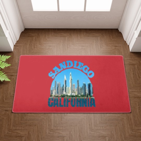 Discover San Diego California Doormats