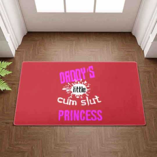 Discover Daddy's Little Cum Slut Princess Doormats