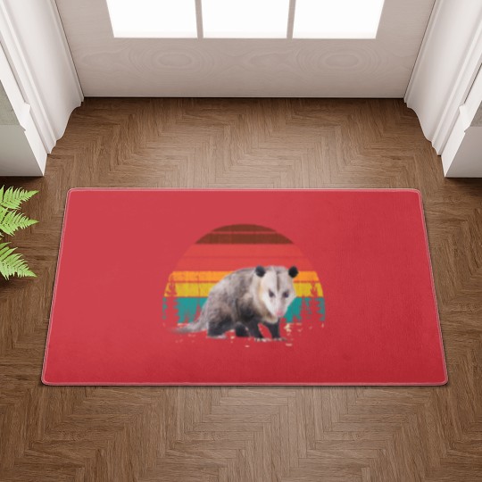 Discover Vintage Retro Possum Lovers Doormats