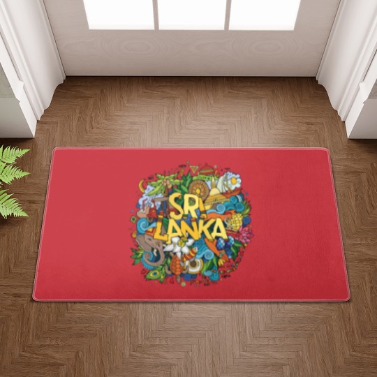Discover Sri Lanka Ceylon Culture Elements Doormats