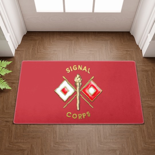 Discover Signal Corps Branch Insignia Doormats