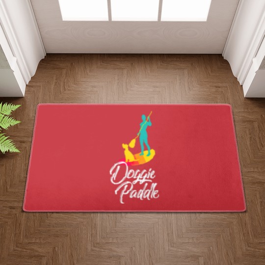 Discover Sup Dog Standup Paddle Board Gift Gift Doormats Doormats