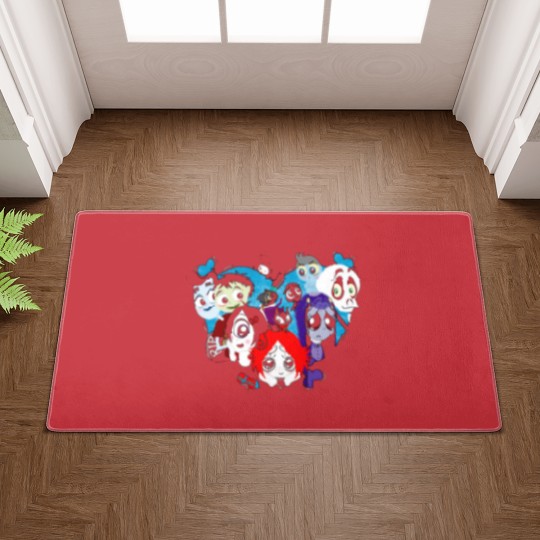 Discover Ruby Gloom heart Doormats