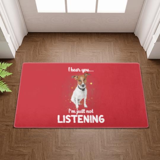 Discover Jack Russell Terrier I Hear You Not Listening Dog Doormats