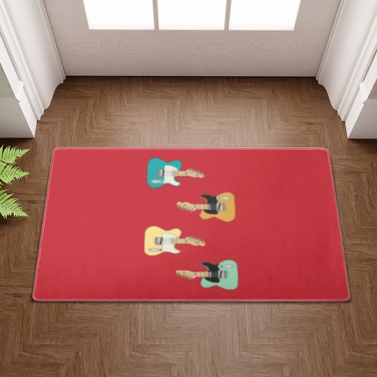 Discover Three Frets T-Style Maple Electric Guitar Pack - Guitar Sticker Pack - Doormats