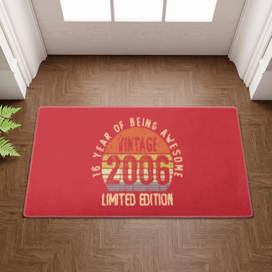 Discover 16 Year Old Gifts Vintage 2006  Doormats