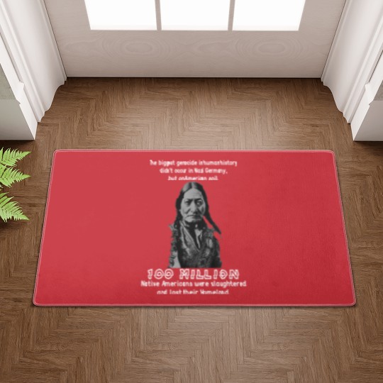 Discover sitting bull - Native American - Doormats