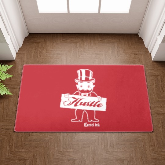 Discover Cartel Ink Hustle Monopoly Man Hustle Doormats Doormats