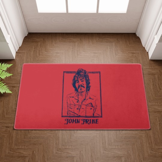 Discover John Prine // Retro Style Folk Music Design - John Prine - Doormats