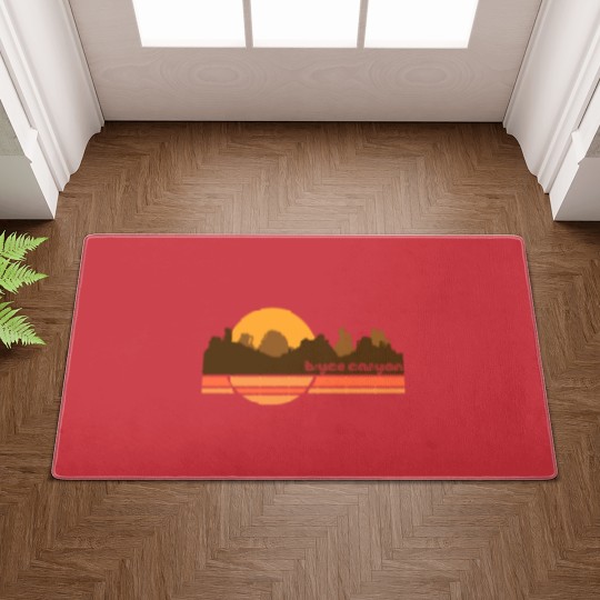 Discover Bryce Canyon 70s Retro Tourist Souvenir - Bryce Canyon - Doormats