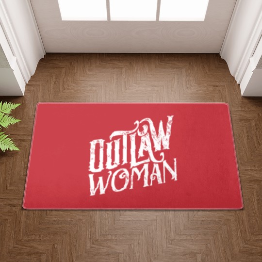 Discover Outlaw Woman Doormats