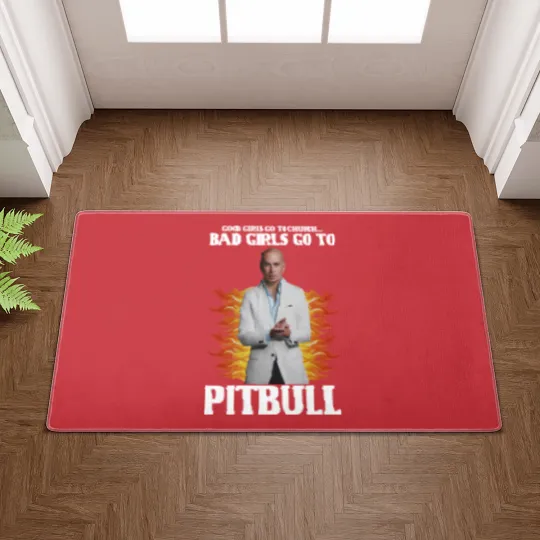 Discover Pitbull Doormats, Good Girls Go To Church Bad Girls Go To Pitbull Doormats