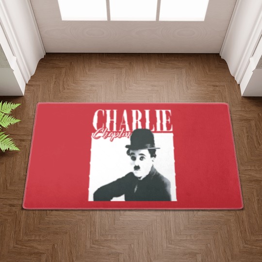 Discover Charlie Chaplin Doormats, The Tramp Fan Doormats, Charles Spencer Chaplin Vintage 90s Doormats