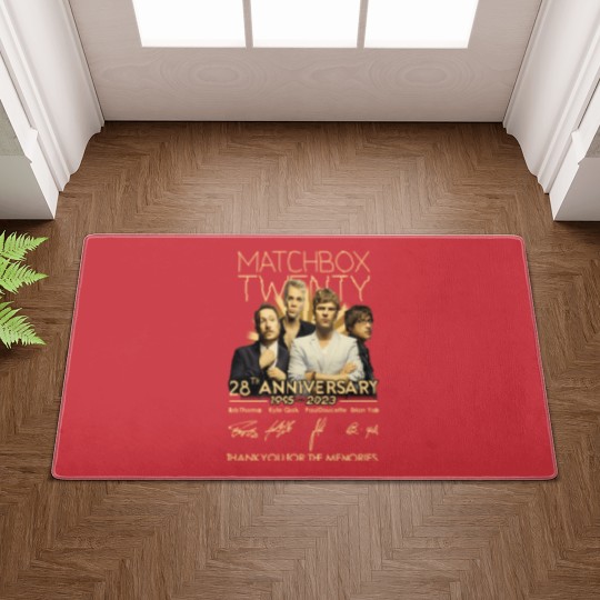 Discover 28 Years Of Matchbox Twenty Band Doormats