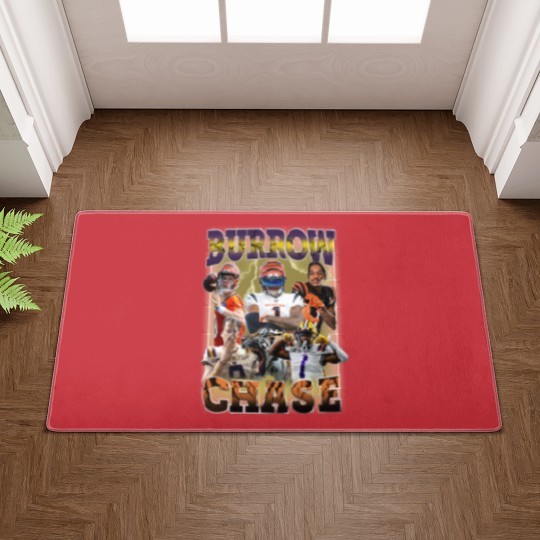 Discover Joe Burrow Doormats, Jamarr Chase Doormats, Joe Burrow Graphic Doormats