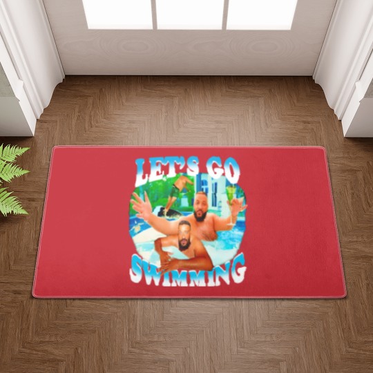 Discover Lets Go Swimming Dj Khaled Doormats, Dj Khaled Funny Doormats, Dj Khaled Merch
