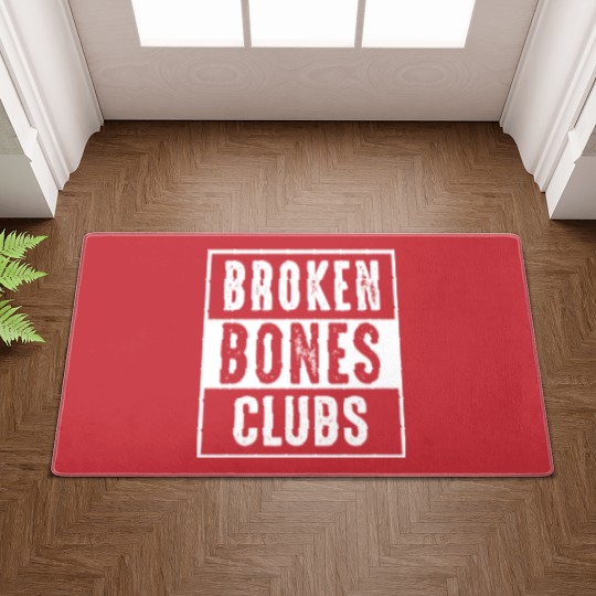 Discover Vintage 1970's Broken Bone Club - Broken Bones - Doormats