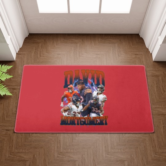 Discover David Montgomery 90s Vintage Bootleg Doormats, Football Vintage 90s