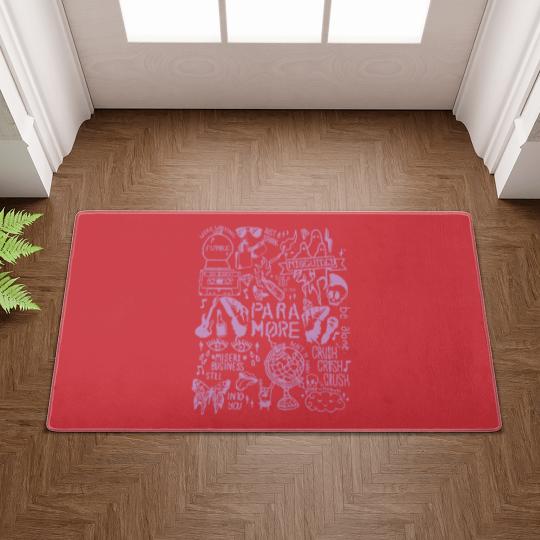 Discover Paramore Tattoo Rock Music Doormats, Paramore Rock Music Band Doormats