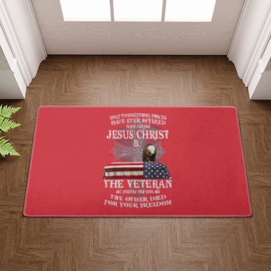 Discover Only Two Defining Forces Have Ever Offered To Die For You Doormats, Jesus Christ Doormats