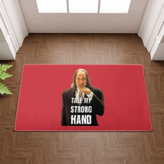 Discover TAKE MY STRONG HAND Doormats