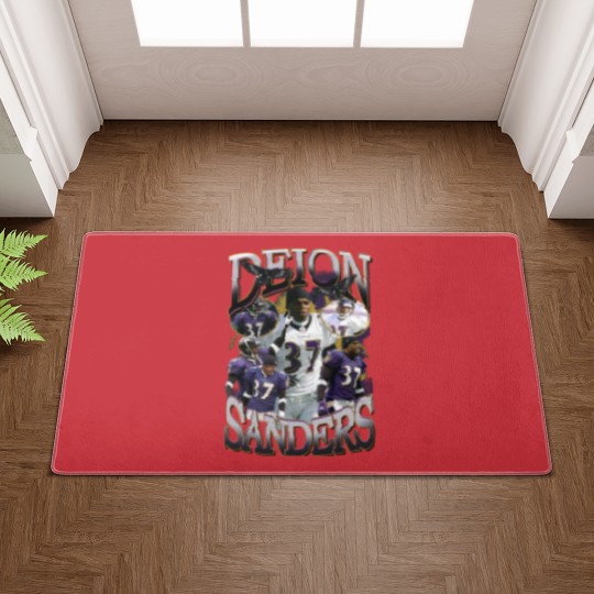 Discover Deion Sanders Ravens Vintage 90's Style Doormats