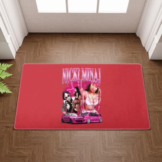 Discover Nicki Minaj Barbie World Comic Doormats, 90S Vintage Merch Ice Spice Doormats